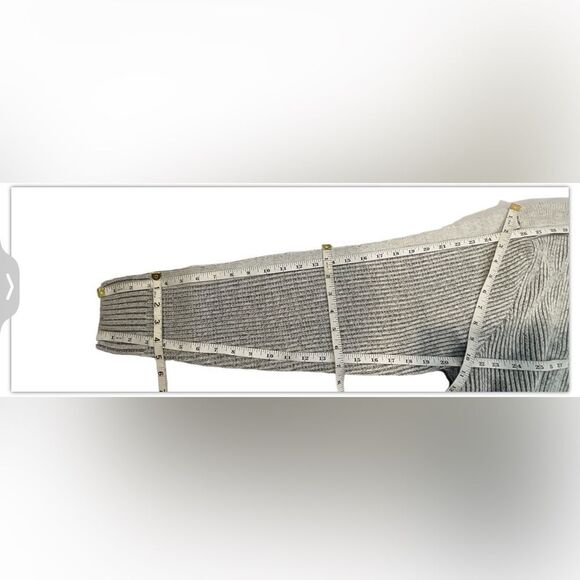 Projek Raw Mens Sweater Gray Quarter Zip Pullover Ribbed Size XXL Cotton Blend - Picture 11 of 14